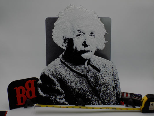 Albert Einstein 3D Printed Massive Wall Art - Won't find another one! 😍