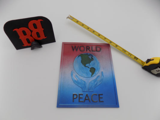 BecksterBeast's Massive 3D Printed World Peace Fridge Magnet