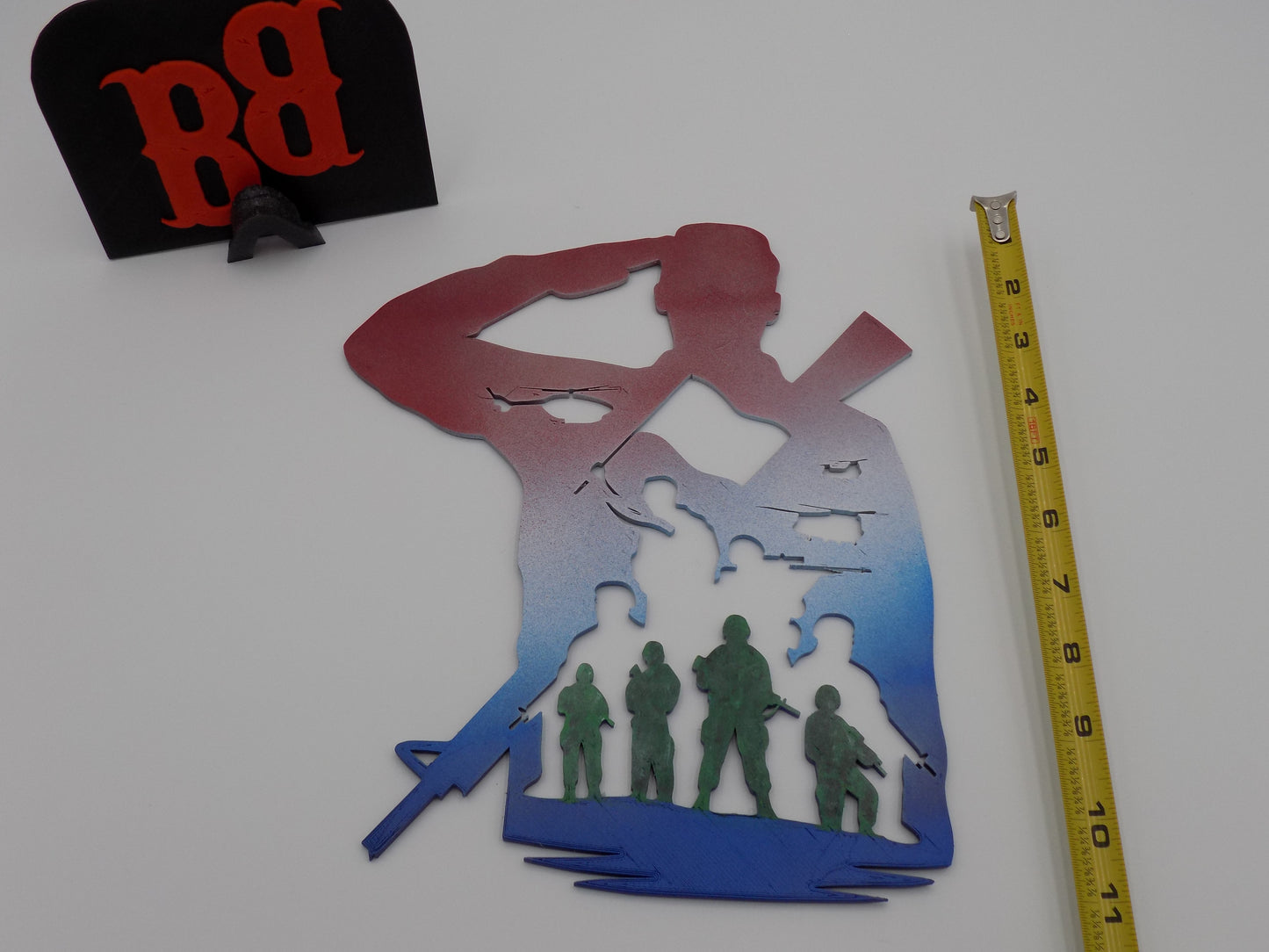 BecksterBeast's 3D Printed Veteran Soldier Fridge Magnet
