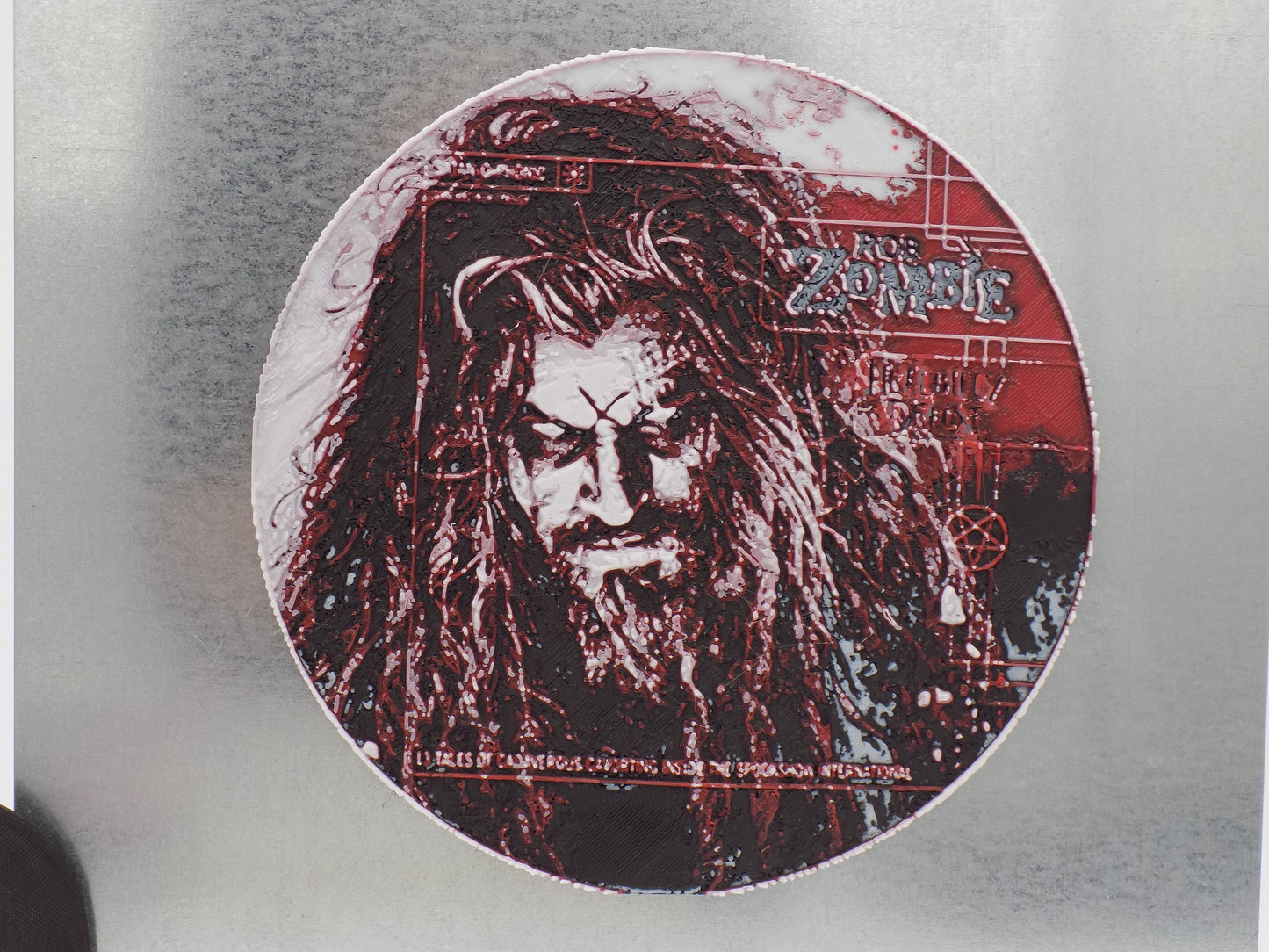 Rob Zombie, Hellbilly Deluxe, Fridge Magnet, Large! Won't find another one! 😍