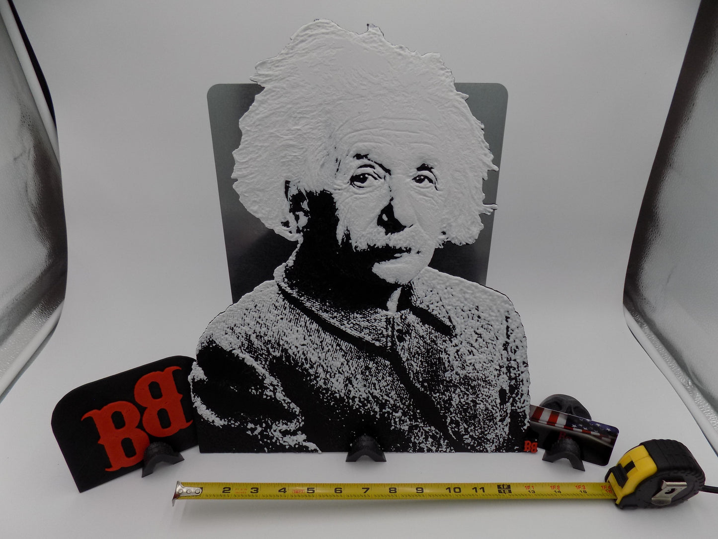 Albert Einstein 3D Printed Massive Wall Art - Won't find another one! 😍