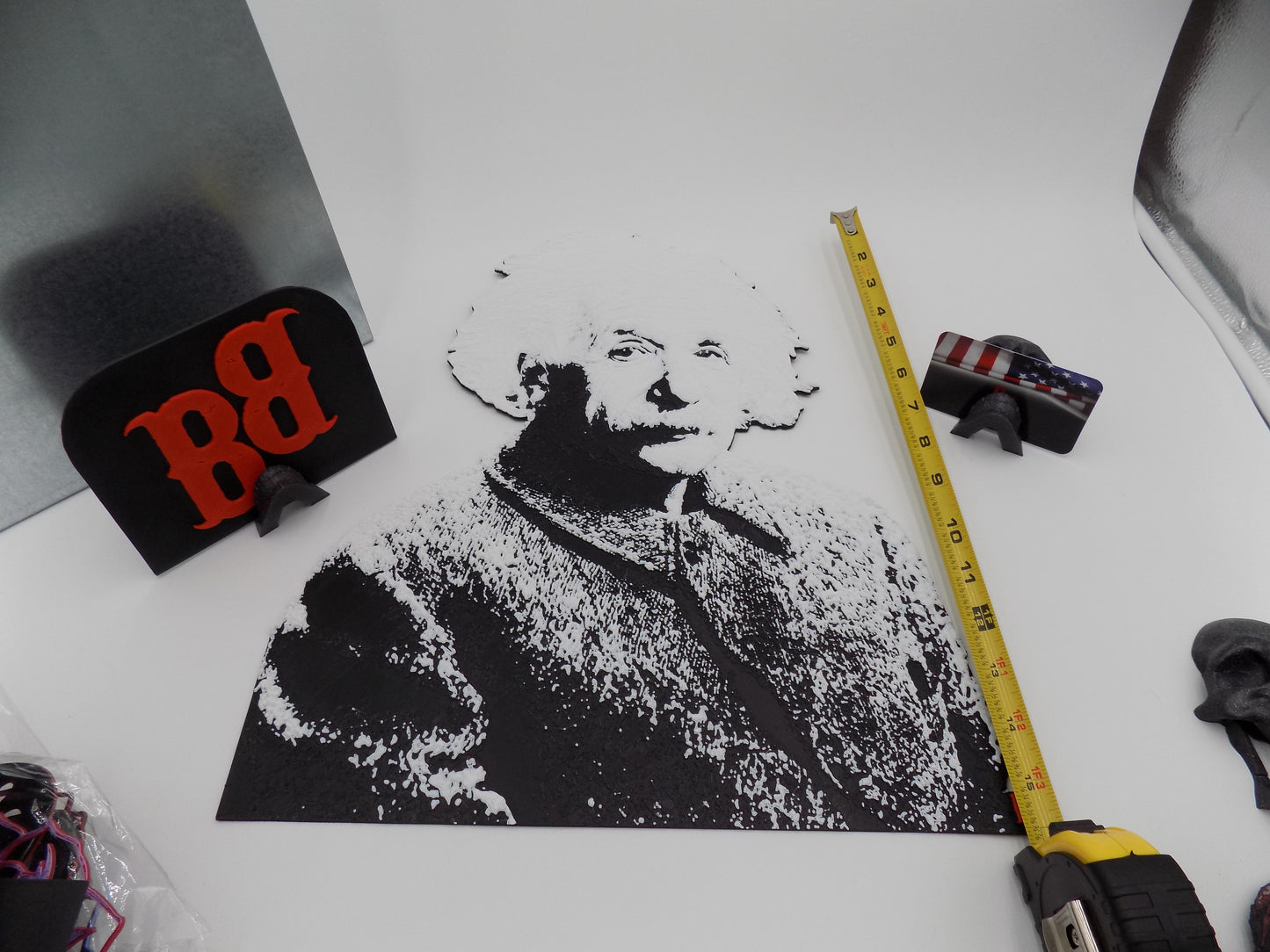 Albert Einstein 3D Printed Massive Wall Art - Won't find another one! 😍