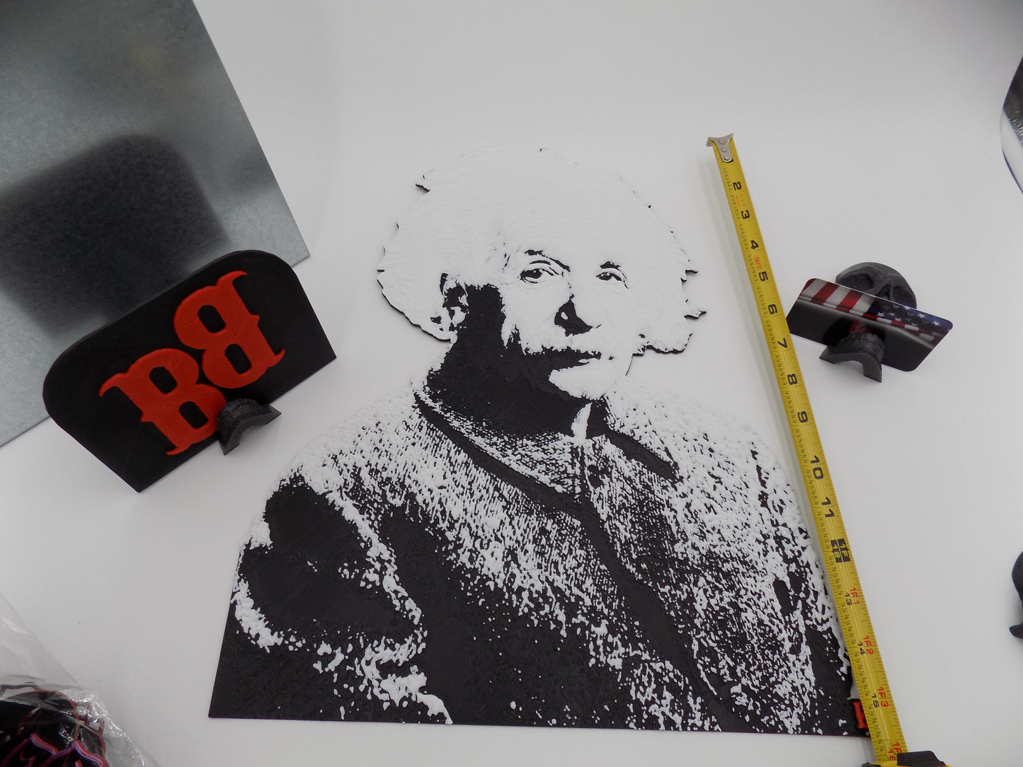 Albert Einstein 3D Printed Massive Wall Art - Won't find another one! 😍