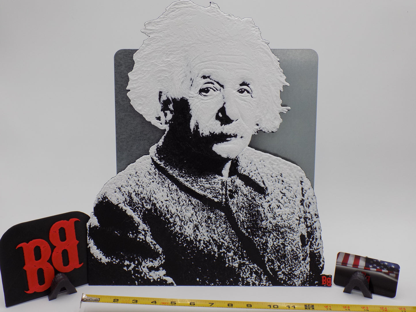 Albert Einstein 3D Printed Massive Wall Art - Won't find another one! 😍