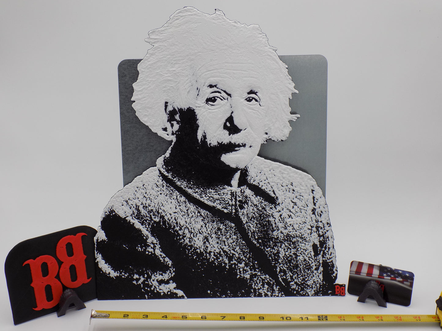 Albert Einstein 3D Printed Massive Wall Art - Won't find another one! 😍