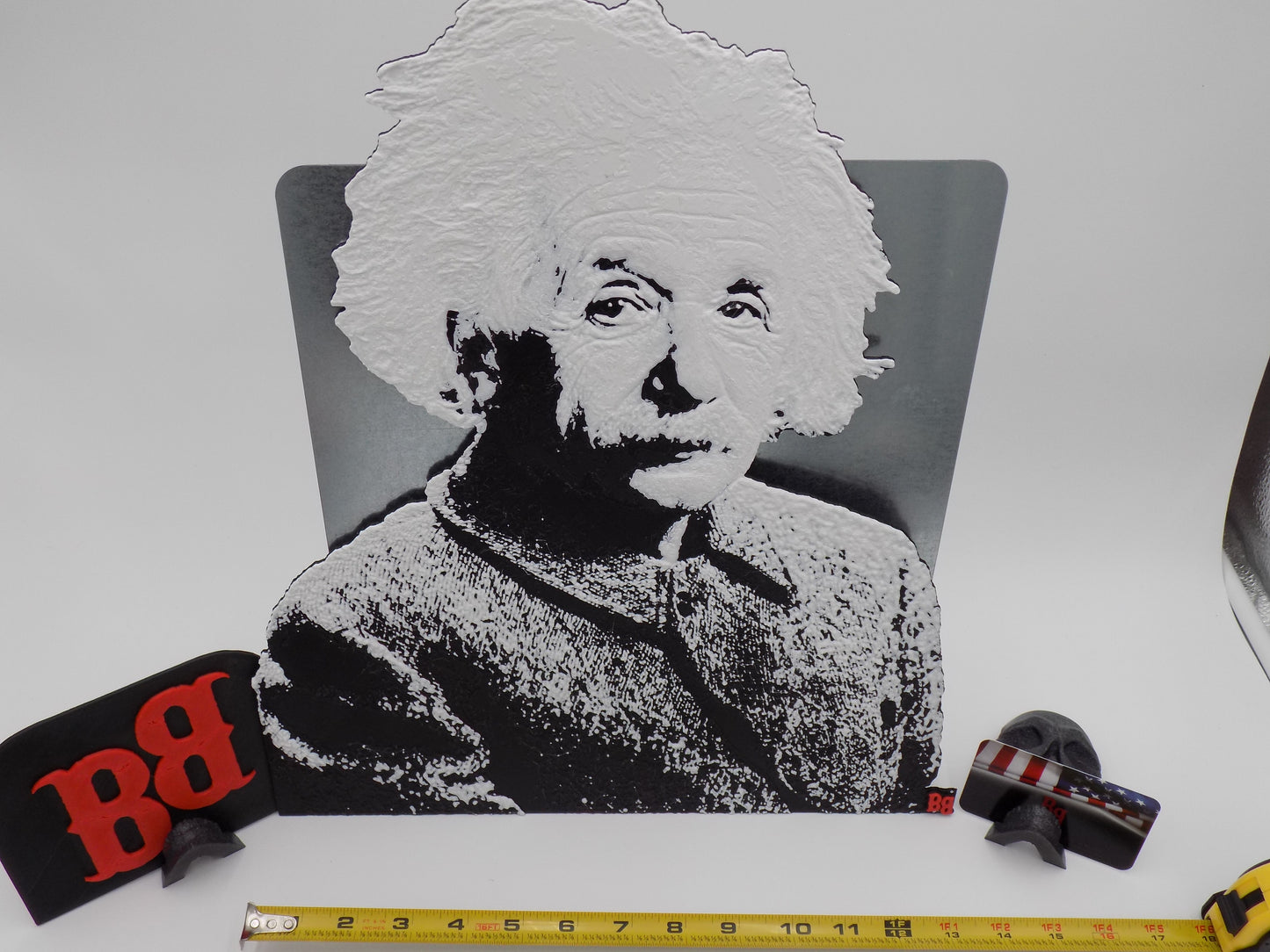 Albert Einstein 3D Printed Massive Wall Art - Won't find another one! 😍