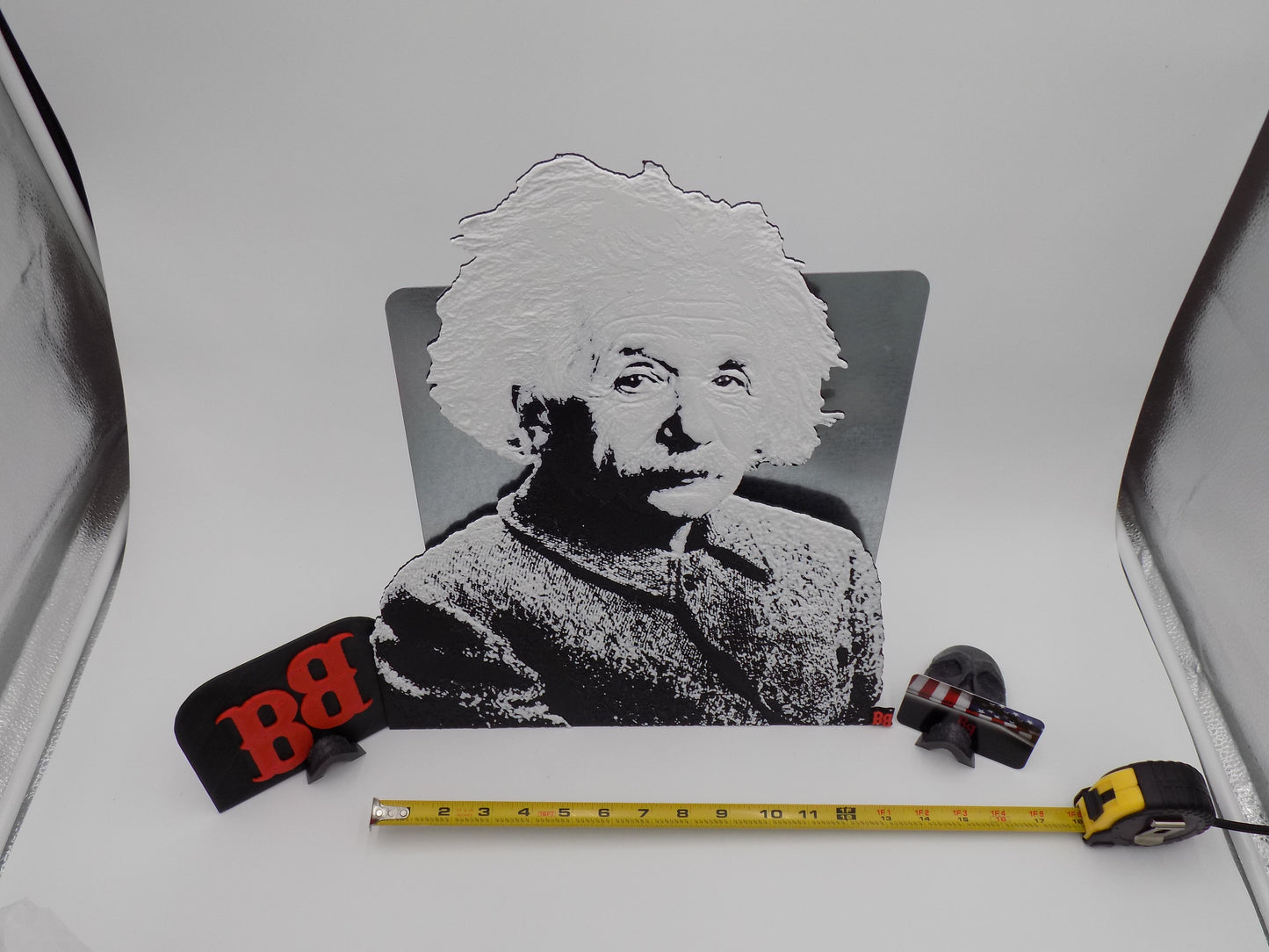 Albert Einstein 3D Printed Massive Wall Art - Won't find another one! 😍