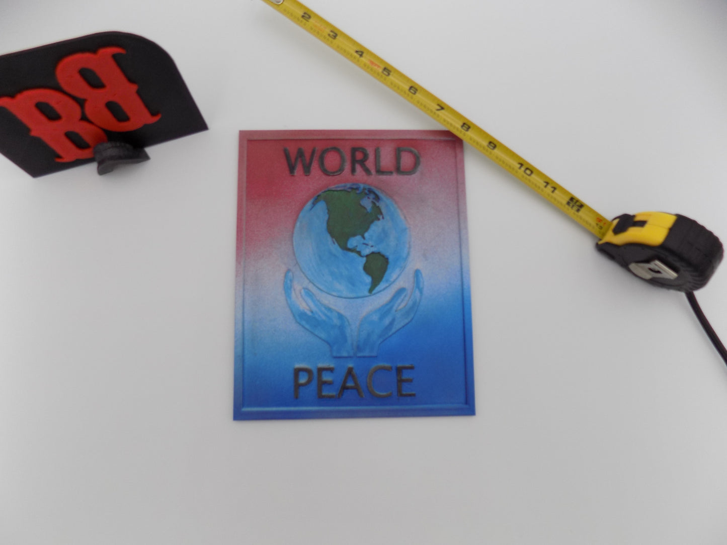 BecksterBeast's Massive 3D Printed World Peace Fridge Magnet