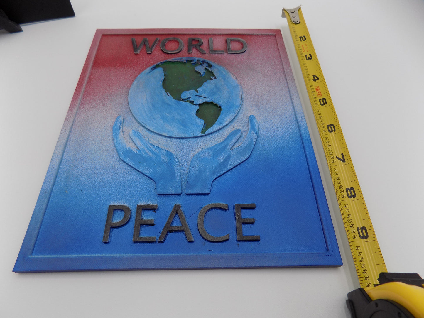 BecksterBeast's Massive 3D Printed World Peace Fridge Magnet