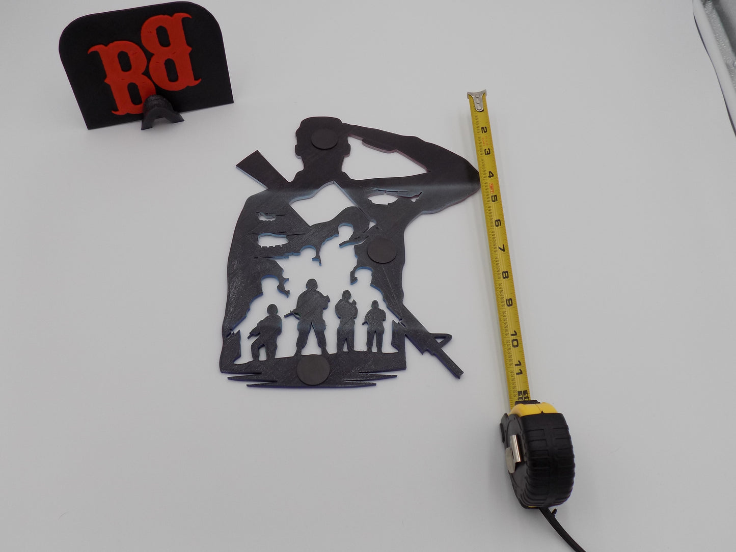 BecksterBeast's 3D Printed Veteran Soldier Fridge Magnet