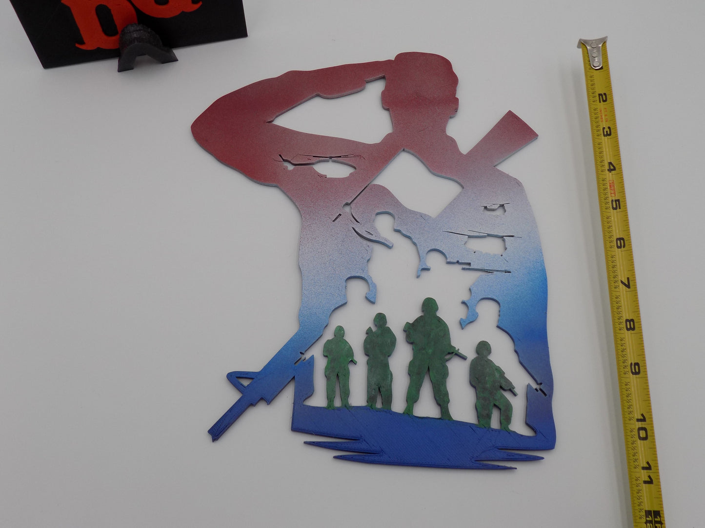 BecksterBeast's 3D Printed Veteran Soldier Fridge Magnet