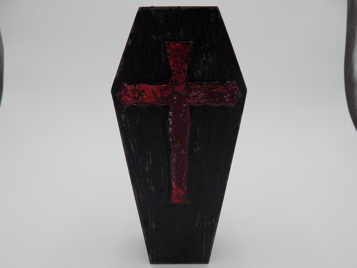 3D Printed Coffins Medium - Created/Painted Black/Red - By: BECKSTERBEAST